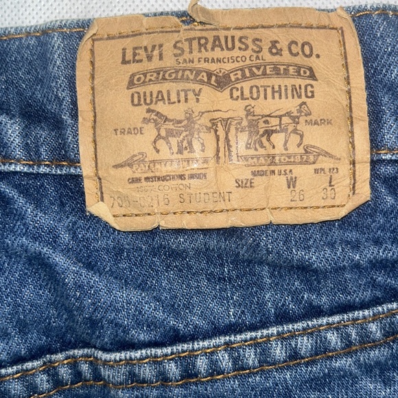 Vintage orange tab Levi’s high rise straight leg size 26 x 30 - Picture 4 of 7